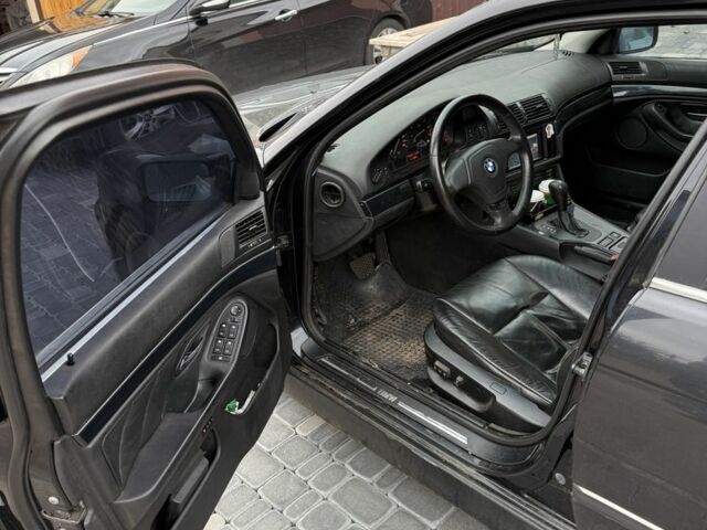 Черный БМВ 5 Серия, объемом двигателя 2.5 л и пробегом 460 тыс. км за 3500 $, фото 6 на Automoto.ua