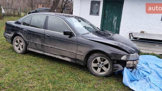 Черный БМВ 5 Серия, объемом двигателя 1.99 л и пробегом 260 тыс. км за 2100 $, фото 1 на Automoto.ua