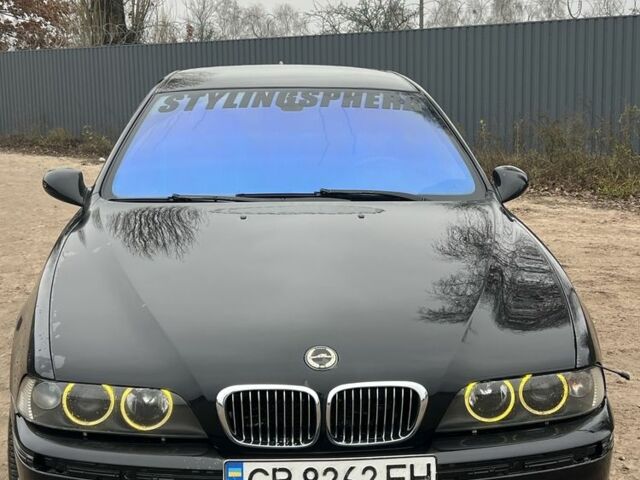 Черный БМВ 5 Серия, объемом двигателя 2.8 л и пробегом 291 тыс. км за 4800 $, фото 1 на Automoto.ua