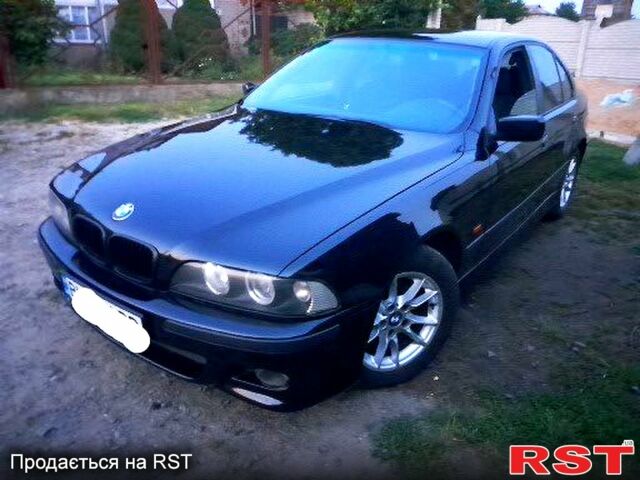 Черный БМВ 5 Серия, объемом двигателя 20 л и пробегом 250 тыс. км за 4200 $, фото 1 на Automoto.ua