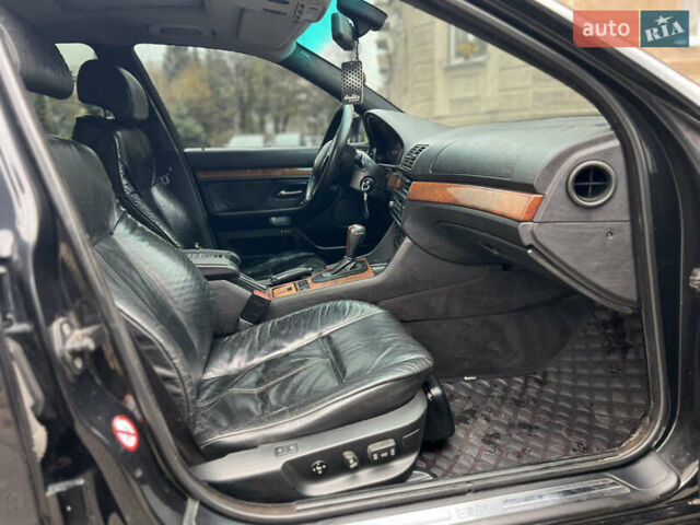 Черный БМВ 5 Серия, объемом двигателя 3.5 л и пробегом 350 тыс. км за 4500 $, фото 9 на Automoto.ua