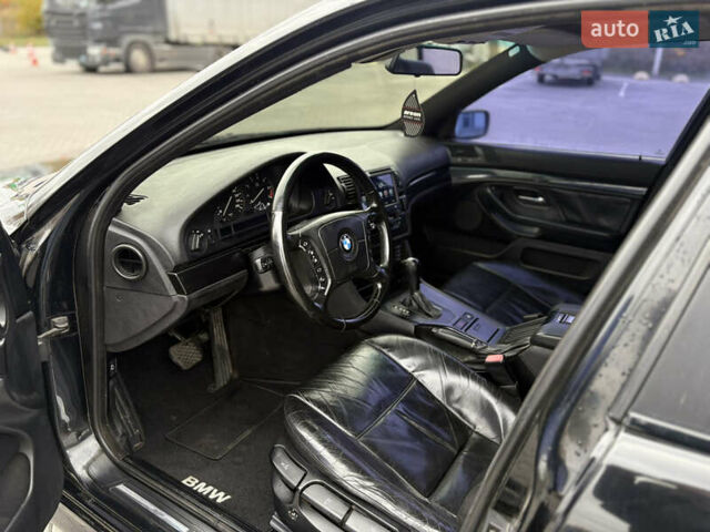 Черный БМВ 5 Серия, объемом двигателя 1.99 л и пробегом 275 тыс. км за 5000 $, фото 14 на Automoto.ua