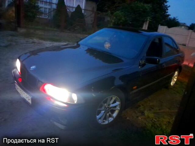 Черный БМВ 5 Серия, объемом двигателя 20 л и пробегом 250 тыс. км за 4200 $, фото 2 на Automoto.ua