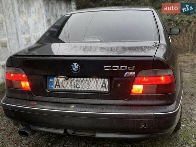 Чорний БМВ 5 Серія, об'ємом двигуна 3 л та пробігом 408 тис. км за 4000 $, фото 1 на Automoto.ua