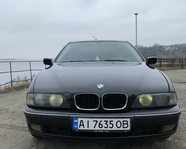 Черный БМВ 5 Серия, объемом двигателя 2 л и пробегом 434 тыс. км за 4400 $, фото 2 на Automoto.ua