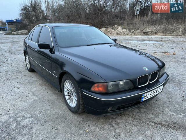 Черный БМВ 5 Серия, объемом двигателя 2.5 л и пробегом 470 тыс. км за 4100 $, фото 4 на Automoto.ua