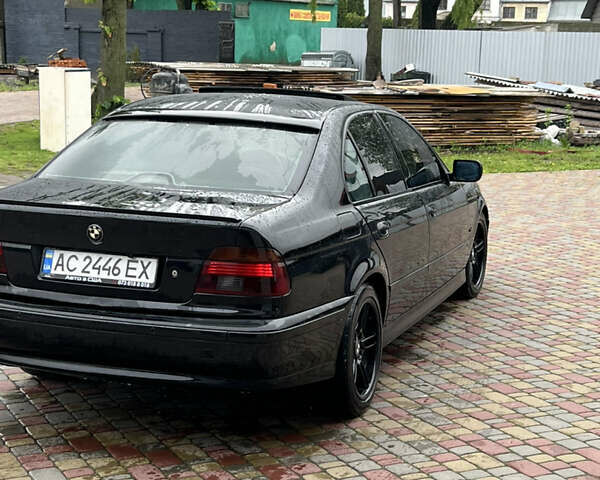 Черный БМВ 5 Серия, объемом двигателя 2.93 л и пробегом 350 тыс. км за 4700 $, фото 4 на Automoto.ua