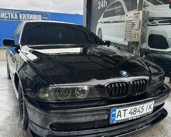 Черный БМВ 5 Серия, объемом двигателя 2.5 л и пробегом 350 тыс. км за 5555 $, фото 2 на Automoto.ua