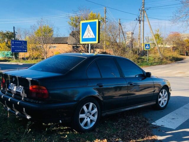 Черный БМВ 5 Серия, объемом двигателя 2.5 л и пробегом 360 тыс. км за 3750 $, фото 1 на Automoto.ua