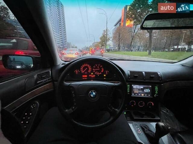 Черный БМВ 5 Серия, объемом двигателя 2.2 л и пробегом 288 тыс. км за 4950 $, фото 3 на Automoto.ua