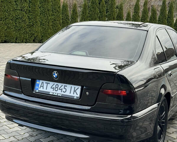 Черный БМВ 5 Серия, объемом двигателя 2.5 л и пробегом 350 тыс. км за 5555 $, фото 17 на Automoto.ua