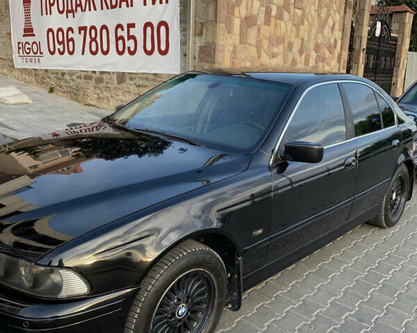 Черный БМВ 5 Серия, объемом двигателя 2.2 л и пробегом 381 тыс. км за 4800 $, фото 8 на Automoto.ua