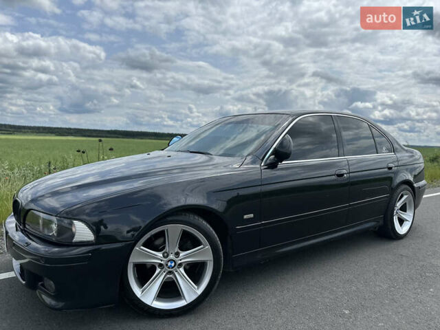 Черный БМВ 5 Серия, объемом двигателя 2.5 л и пробегом 468 тыс. км за 8999 $, фото 4 на Automoto.ua