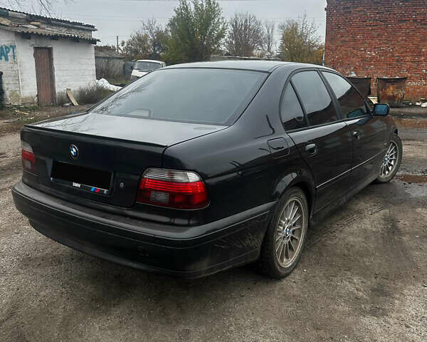 Черный БМВ 5 Серия, объемом двигателя 3 л и пробегом 446 тыс. км за 6500 $, фото 4 на Automoto.ua