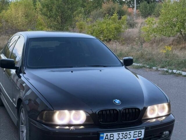 Черный БМВ 5 Серия, объемом двигателя 2.5 л и пробегом 395 тыс. км за 4999 $, фото 2 на Automoto.ua