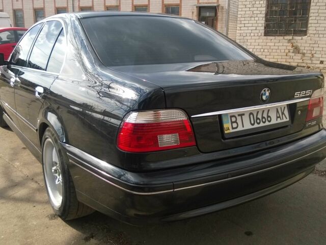Чорний БМВ 5 Серія, об'ємом двигуна 2.5 л та пробігом 370 тис. км за 6600 $, фото 4 на Automoto.ua