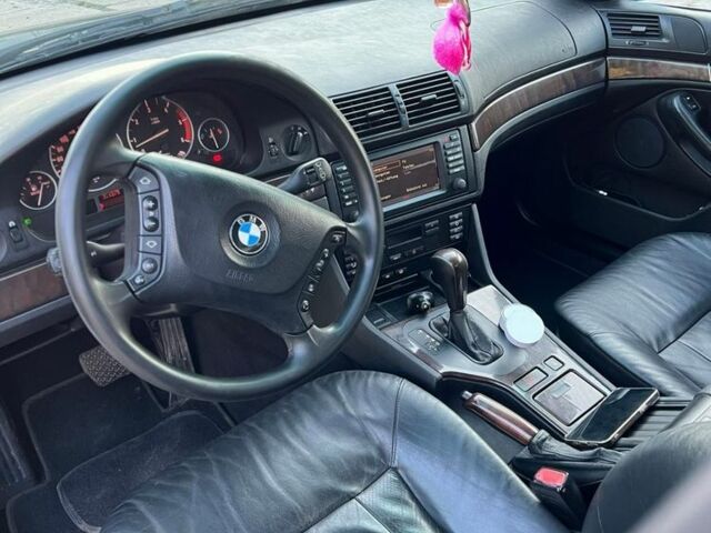 Черный БМВ 5 Серия, объемом двигателя 2.9 л и пробегом 350 тыс. км за 3300 $, фото 4 на Automoto.ua