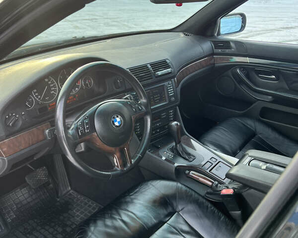 Черный БМВ 5 Серия, объемом двигателя 3 л и пробегом 324 тыс. км за 9200 $, фото 9 на Automoto.ua