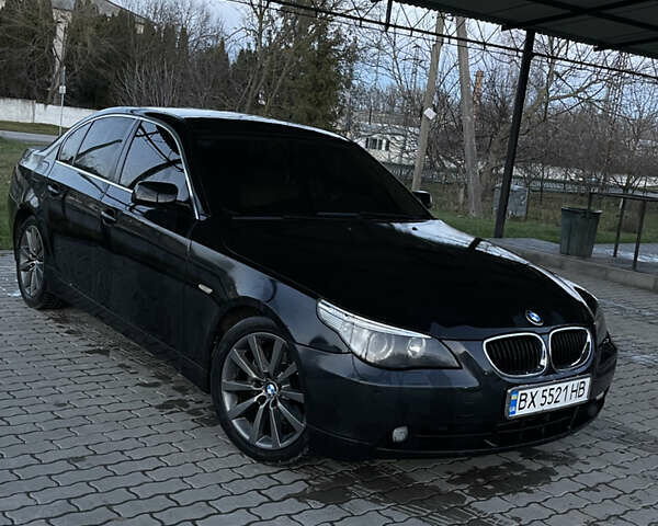 Черный БМВ 5 Серия, объемом двигателя 3 л и пробегом 380 тыс. км за 7800 $, фото 2 на Automoto.ua