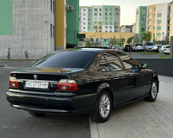 Черный БМВ 5 Серия, объемом двигателя 2.5 л и пробегом 337 тыс. км за 5200 $, фото 2 на Automoto.ua