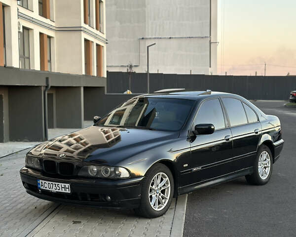 Черный БМВ 5 Серия, объемом двигателя 2.5 л и пробегом 337 тыс. км за 5200 $, фото 5 на Automoto.ua