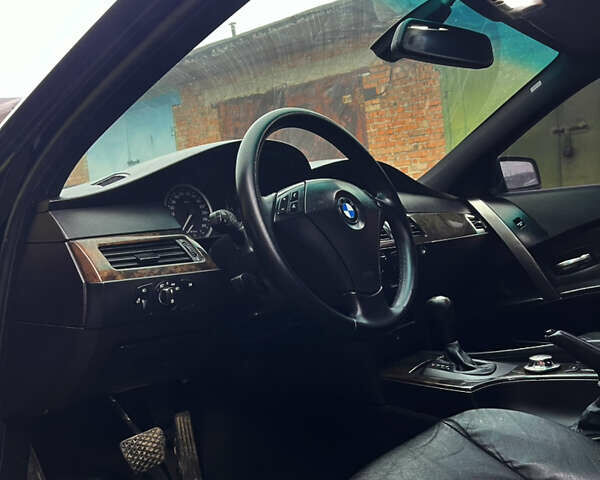 Чорний БМВ 5 Серія, об'ємом двигуна 3 л та пробігом 370 тис. км за 8300 $, фото 21 на Automoto.ua