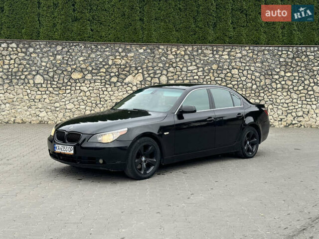 Черный БМВ 5 Серия, объемом двигателя 2.2 л и пробегом 298 тыс. км за 5950 $, фото 2 на Automoto.ua
