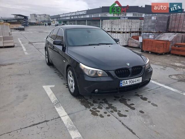 Черный БМВ 5 Серия, объемом двигателя 2.2 л и пробегом 250 тыс. км за 6200 $, фото 1 на Automoto.ua