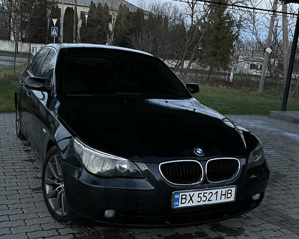 Черный БМВ 5 Серия, объемом двигателя 3 л и пробегом 380 тыс. км за 7800 $, фото 1 на Automoto.ua