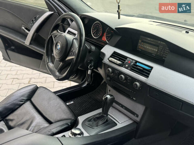 Черный БМВ 5 Серия, объемом двигателя 4.4 л и пробегом 372 тыс. км за 9350 $, фото 67 на Automoto.ua