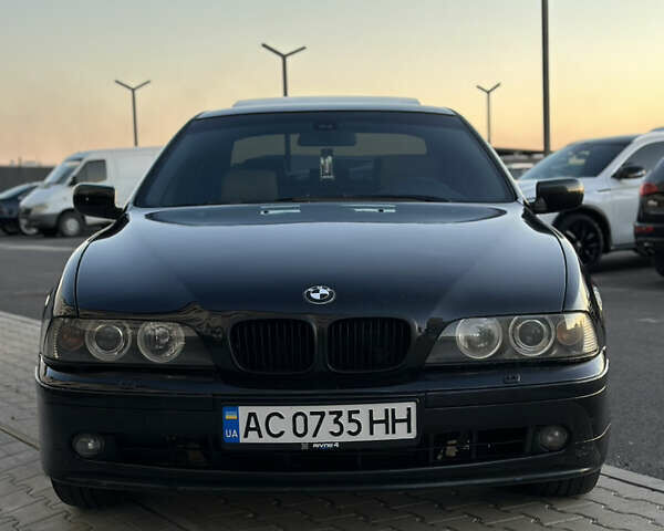 Черный БМВ 5 Серия, объемом двигателя 2.5 л и пробегом 337 тыс. км за 5200 $, фото 7 на Automoto.ua