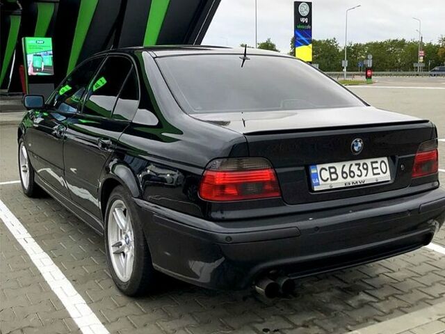 Черный БМВ 5 Серия, объемом двигателя 2.5 л и пробегом 396 тыс. км за 3900 $, фото 1 на Automoto.ua
