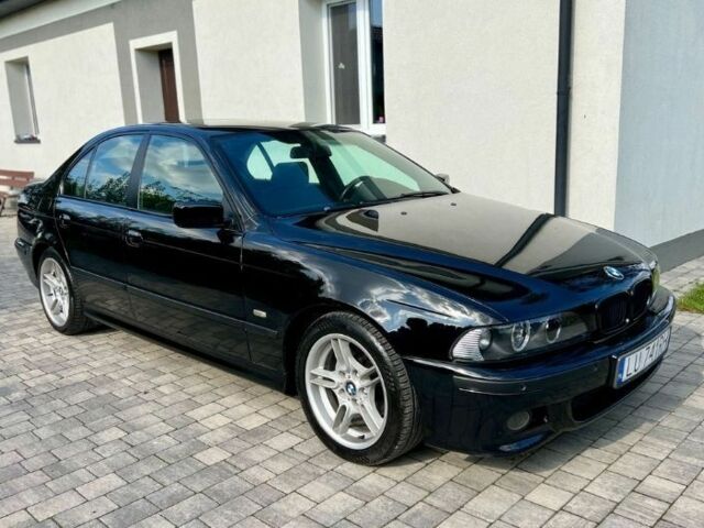 Черный БМВ 5 Серия, объемом двигателя 2.5 л и пробегом 355 тыс. км за 2400 $, фото 2 на Automoto.ua