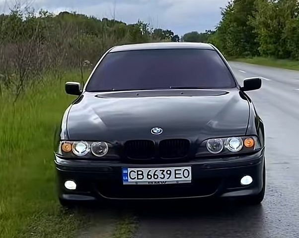 Черный БМВ 5 Серия, объемом двигателя 2.5 л и пробегом 396 тыс. км за 3900 $, фото 4 на Automoto.ua
