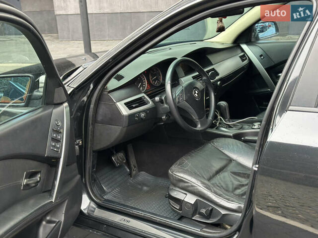 Черный БМВ 5 Серия, объемом двигателя 2.99 л и пробегом 500 тыс. км за 6700 $, фото 4 на Automoto.ua