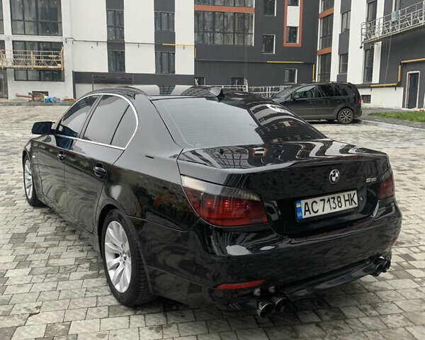 Черный БМВ 5 Серия, объемом двигателя 3 л и пробегом 447 тыс. км за 7799 $, фото 3 на Automoto.ua