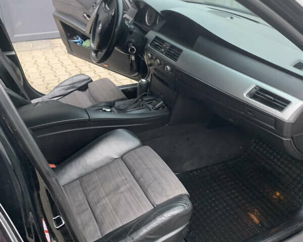 Черный БМВ 5 Серия, объемом двигателя 3 л и пробегом 447 тыс. км за 7799 $, фото 9 на Automoto.ua