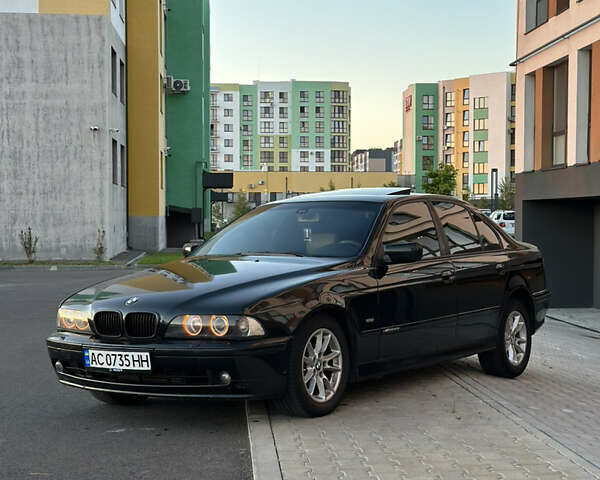 Черный БМВ 5 Серия, объемом двигателя 2.5 л и пробегом 337 тыс. км за 5200 $, фото 1 на Automoto.ua