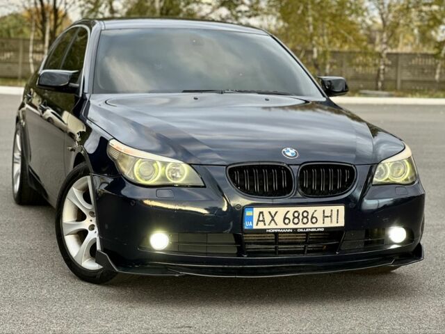 Черный БМВ 5 Серия, объемом двигателя 3 л и пробегом 295 тыс. км за 8599 $, фото 5 на Automoto.ua