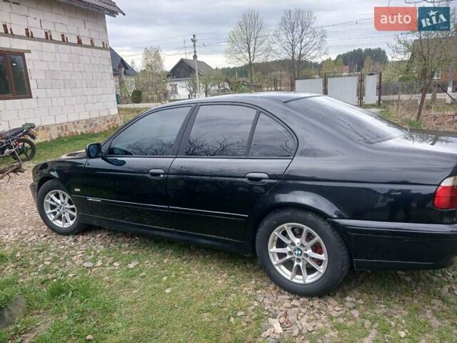 Черный БМВ 5 Серия, объемом двигателя 2.5 л и пробегом 349 тыс. км за 5900 $, фото 9 на Automoto.ua