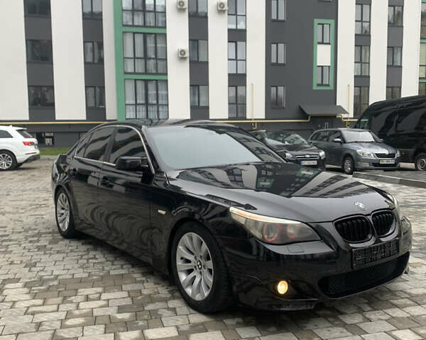 Черный БМВ 5 Серия, объемом двигателя 3 л и пробегом 447 тыс. км за 7799 $, фото 2 на Automoto.ua
