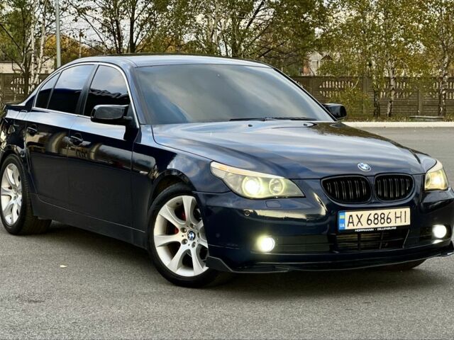 Черный БМВ 5 Серия, объемом двигателя 3 л и пробегом 295 тыс. км за 8599 $, фото 1 на Automoto.ua