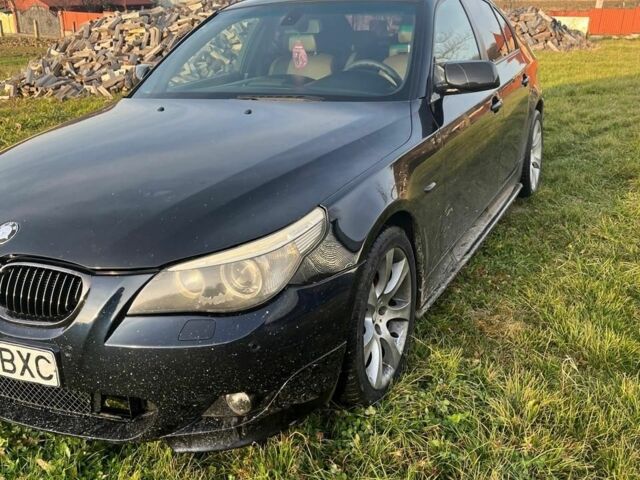 Черный БМВ 5 Серия, объемом двигателя 3 л и пробегом 367 тыс. км за 4975 $, фото 1 на Automoto.ua