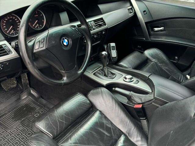 Черный БМВ 5 Серия, объемом двигателя 3 л и пробегом 360 тыс. км за 8700 $, фото 11 на Automoto.ua