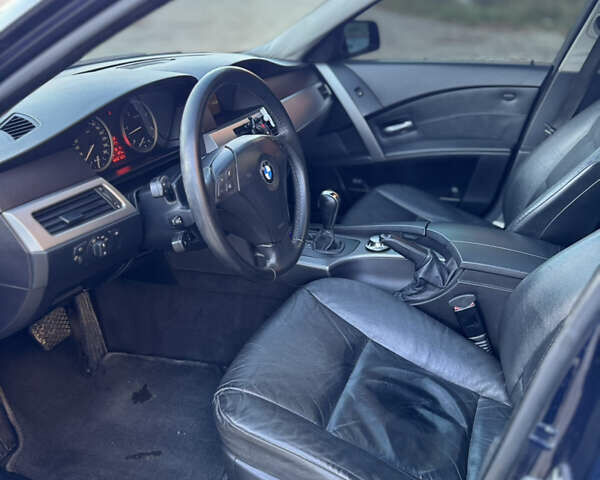 Черный БМВ 5 Серия, объемом двигателя 3 л и пробегом 384 тыс. км за 9500 $, фото 5 на Automoto.ua
