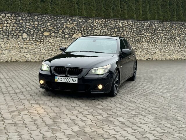 Черный БМВ 5 Серия, объемом двигателя 3 л и пробегом 360 тыс. км за 8700 $, фото 3 на Automoto.ua