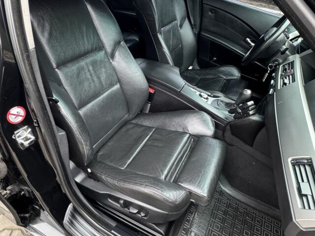 Черный БМВ 5 Серия, объемом двигателя 3 л и пробегом 360 тыс. км за 8700 $, фото 12 на Automoto.ua