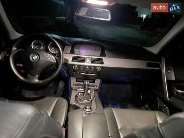 Черный БМВ 5 Серия, объемом двигателя 2.5 л и пробегом 360 тыс. км за 8200 $, фото 3 на Automoto.ua