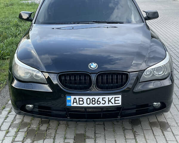 Черный БМВ 5 Серия, объемом двигателя 2.5 л и пробегом 360 тыс. км за 8200 $, фото 1 на Automoto.ua
