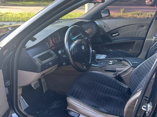 Черный БМВ 5 Серия, объемом двигателя 2.5 л и пробегом 400 тыс. км за 8600 $, фото 7 на Automoto.ua